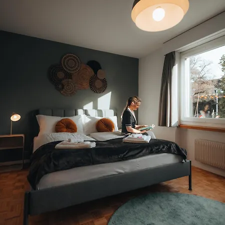 Apartamento Zentrale Laenggasse - Ruhig - Gratis Parking - Oev Vor Der Tuer