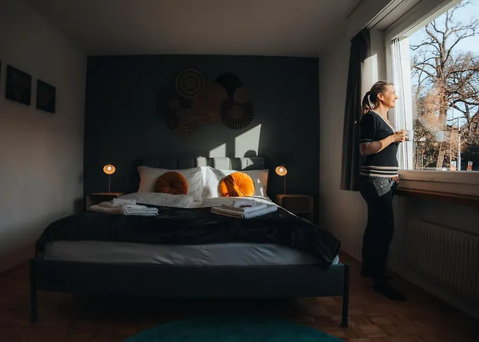 Appartamento Zentrale Laenggasse - Ruhig - Gratis Parking - Oev Vor Der Tuer